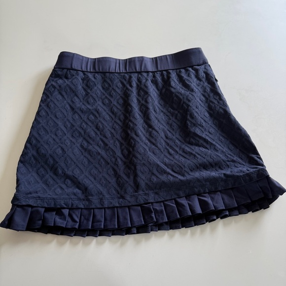 J. McLaughlin-Navy Skort-Pleated-Ruffle-Catalina Cloth-Tennis-Active-Size M - Picture 3 of 15